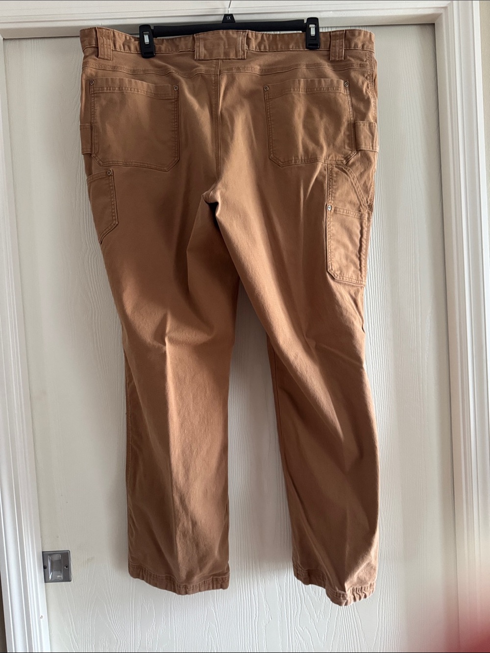 Men's Casual Straight-Leg Chino Pants — Brown Duluth Trading - Picture 3 of 6